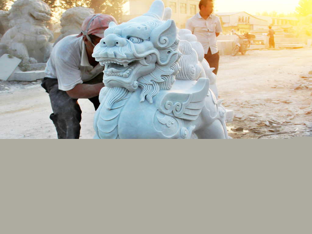 石雕與**_麒麟貔貅和石獅子它們吉祥作用是什么