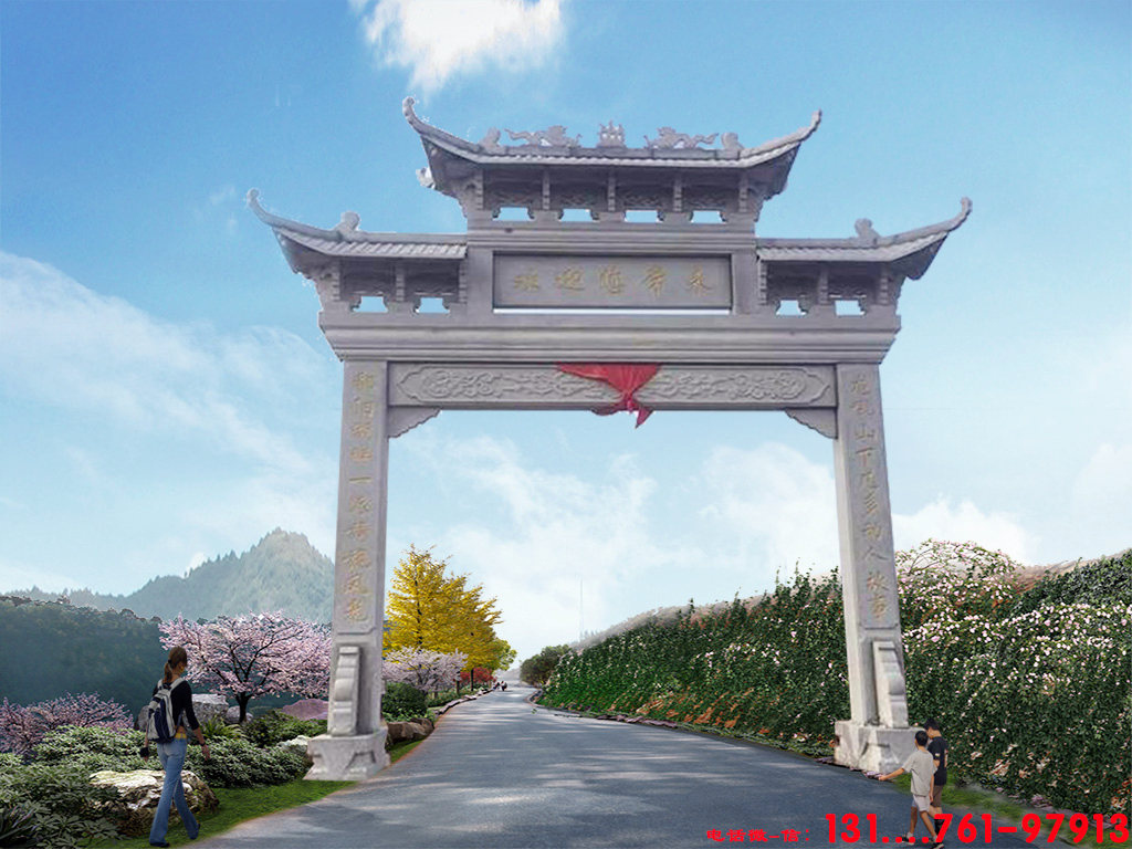 建一個村口牌樓需要多少錢呢？有什么作用？